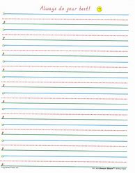 Image result for Grade 1 Writing Paper Printable