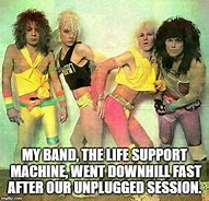 Image result for 80s Rock Memes