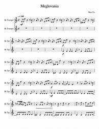 Image result for MeGaLoVania Trumpet Sheet Music Easy