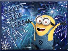 Image result for Happy New Year Minion Cartoon