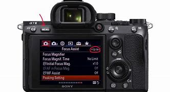 Image result for Sony A7iiipop Up Display