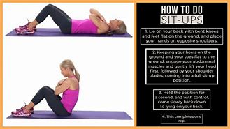 Image result for Sit Up Exercises for Beginners