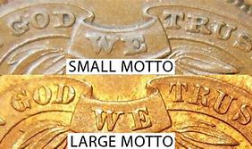Image result for 1864 2 Cent Small Motto