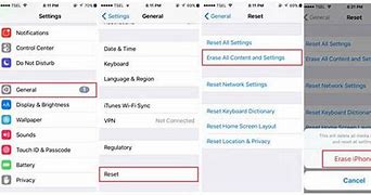 Image result for Factory Reset for iPhone in Settings