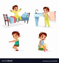 Image result for Daily Routine Boy Clip Art