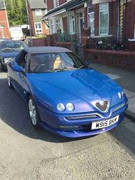 Image result for Alfa Romeo Spider in Best Blue Colour