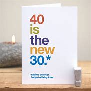 Image result for Funny 40th Birthday Announcements