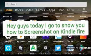 Image result for How Do You Screen Shot On a Kindle Fire