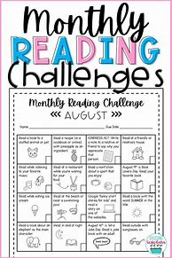 Image result for Reading Challenge Template for Adults
