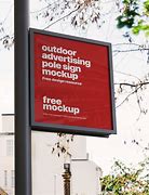 Image result for Outdoor Signs Mockup Image
