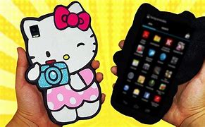 Image result for Hello Kitty Phone Case DIY