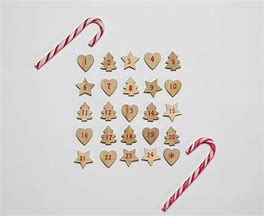 Image result for Hanging Advent Calendar Red and White