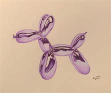 Image result for Balloon Dog Drawing