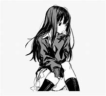 Image result for Anime Tech Girl Black and White