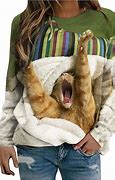 Image result for Cat Sweatshirts for Women