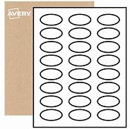 Image result for Avery Oval Label Template