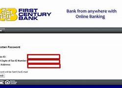 Image result for First Century Bank Login
