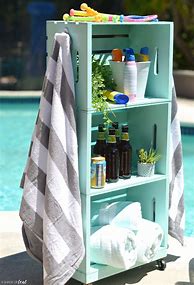 Image result for DIY Pool Towel Holder