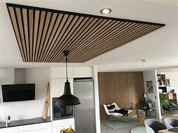 Image result for Slatted Wood Wall Panels