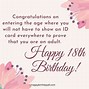 Image result for Happy 18th Birthday Wish