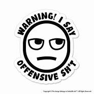 Image result for Funny Offensive Decals