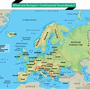 Image result for Map of Oceans around Europe