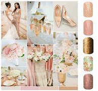 Image result for Rose Gold Wedding Color Schemes
