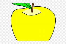 Image result for Half Yellow Apple Clip Art