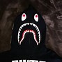 Image result for Reflective BAPE Hoodie Black