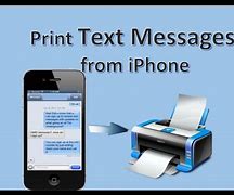 Image result for How Print Text Messages iPhone