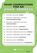 Image result for Professional Email-Address Examples