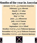 Image result for Assyrian Months