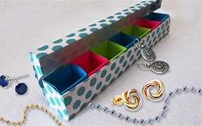 Image result for DIY Paper Box for a Bracelet and Earrings