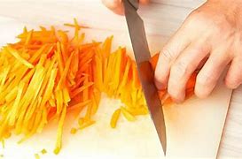 Image result for How to Cut Carrot in Thin Slice