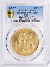 Image result for 100 Franc Gold Coin