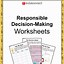 Image result for Decision-Making and Pros and Cons Worksheet