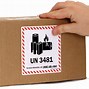 Image result for Lithium Ion Battery Shipping Label Printable