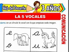 Image result for Las Cinco Vocales
