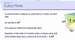 Image result for 8 Cubic Meters