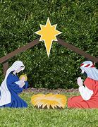 Image result for Outdoor Christmas Nativity Scene