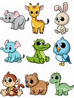 Image result for Cute Animated Baby Animals