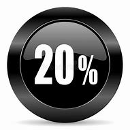 Image result for 20 Percent of 100 Icon