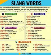Image result for English Slang Words