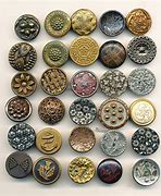 Image result for Metal Button Oval Vintage