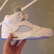 Image result for Air Jordan 5 Pure White