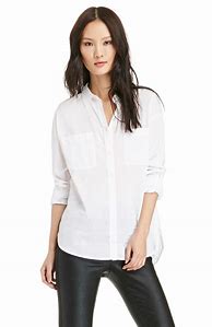Image result for Ladies Button Up White Shirt