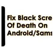 Image result for Black Screen of Death Android