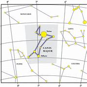 Image result for Canis Major Constellation Map