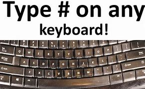 Image result for Hashtag On British Keyboard