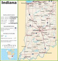 Image result for Detailed Indiana Road Map